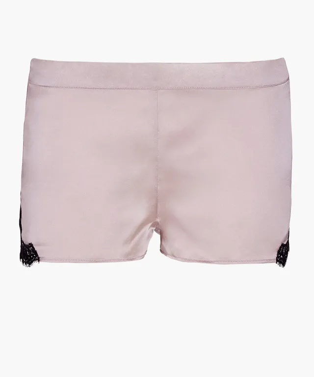 aubade-toi-mon-amour-shorty-sonate-pink-soie-et-dentelle-noire image 1
