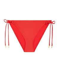 aubade-sun-pop-bas-de-maillot-taille-basse-corail image 5