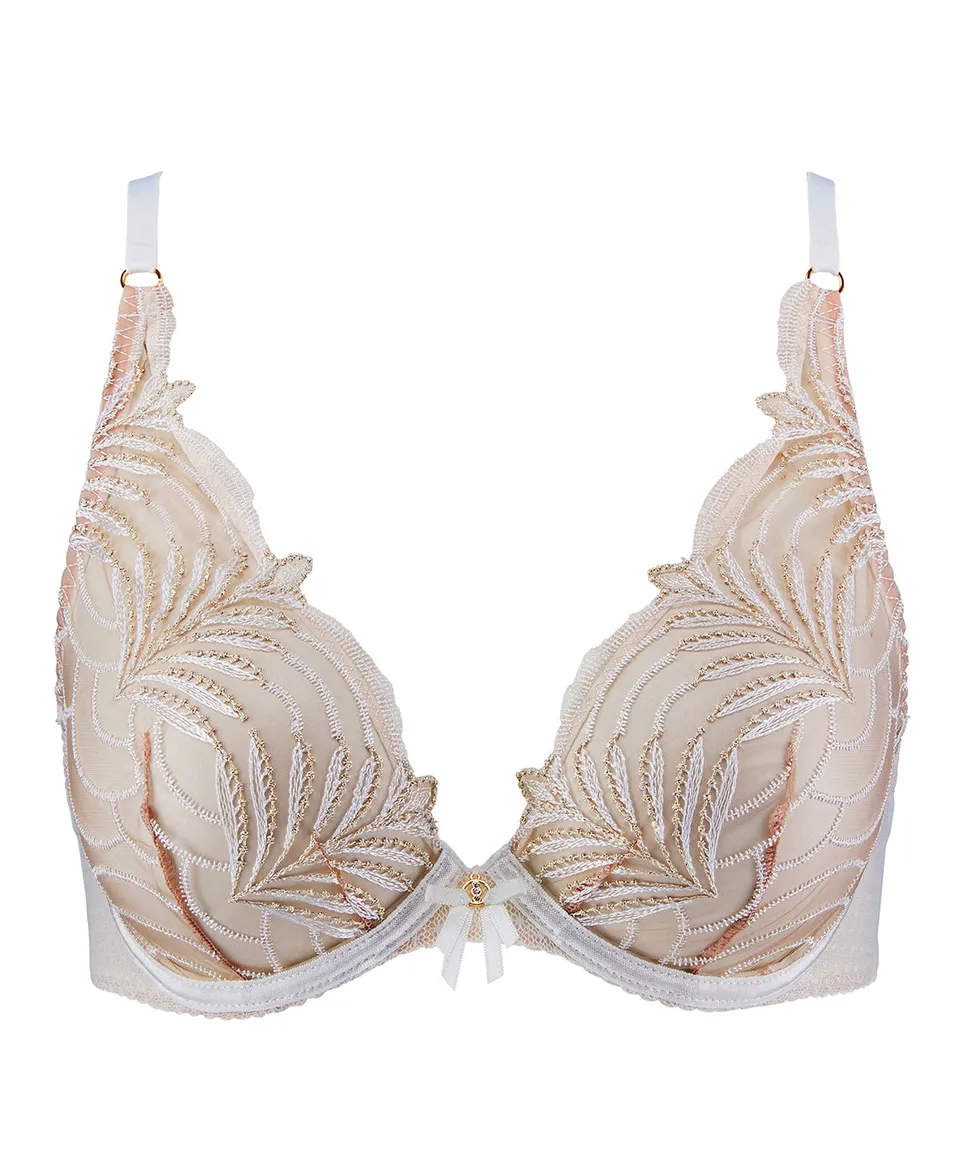 aubade-hypnolove-triangle-armatures-gold-feather image 1