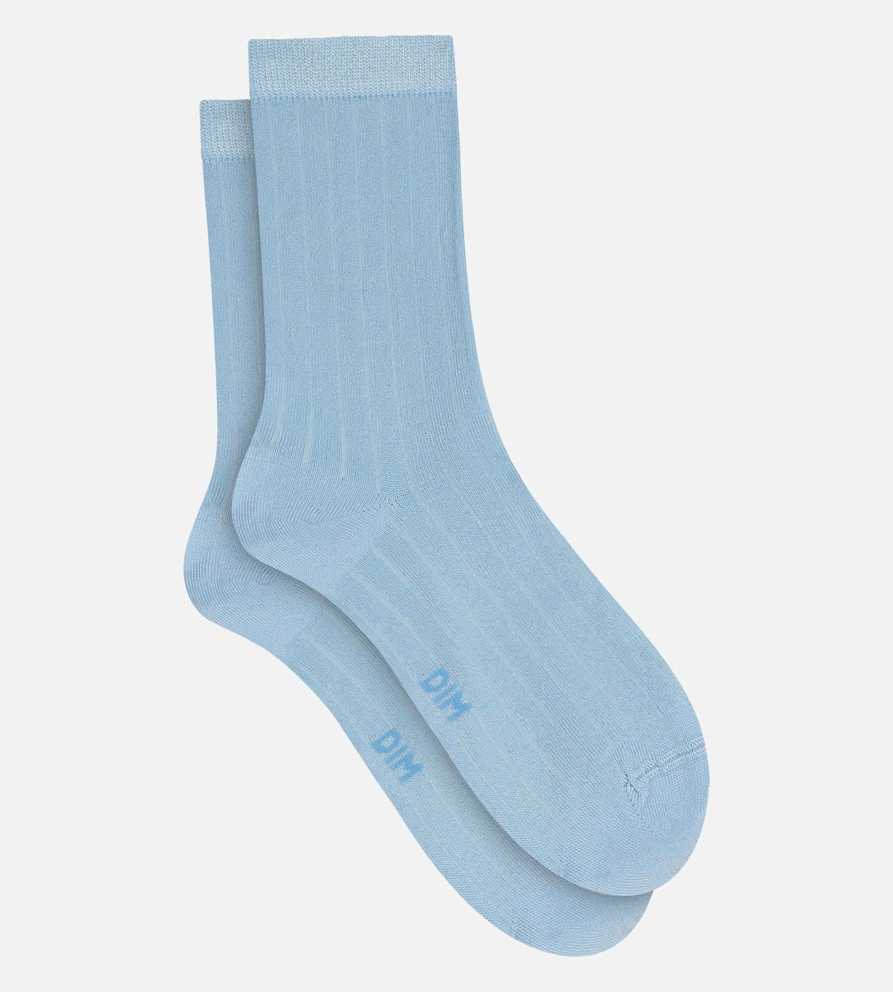 dim-mode-chaussettes-femme-c-tel-es-coton-satin-horizon image 2