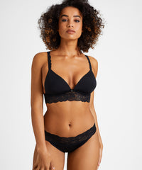 aubade-sweetessence-soutien-gorge-triangle-moul-sans-armatures-noir image 2