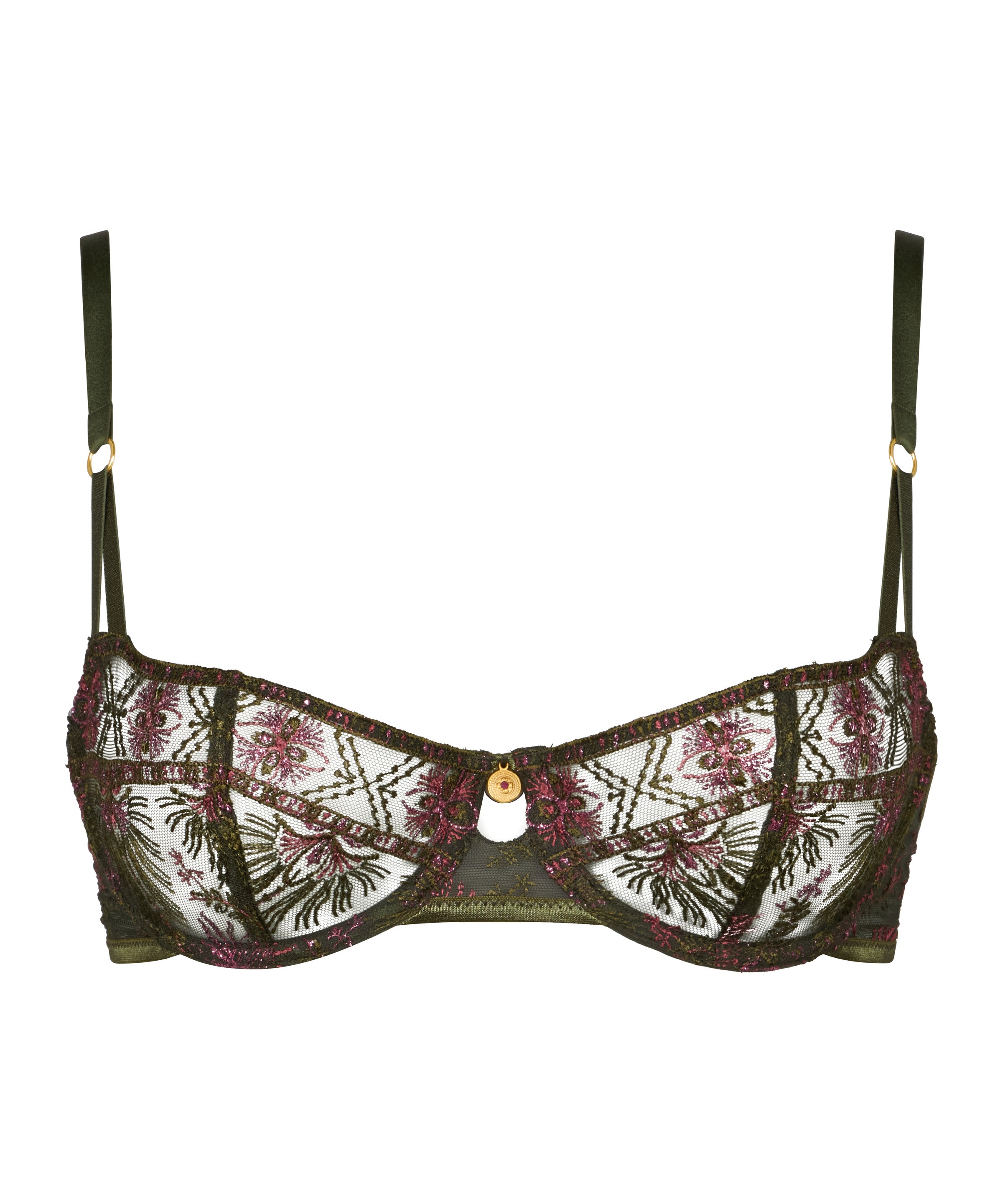 aubade-sound-of-heart-soutien-gorge-corbeille-dark-garden image 1