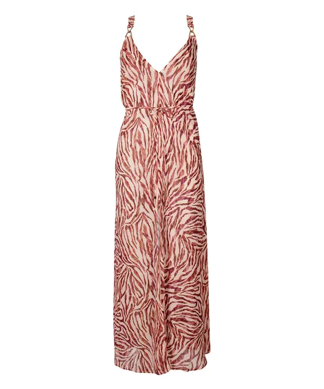 aubade-beach-walk-robe-longue-pink-tiger-2 image 1