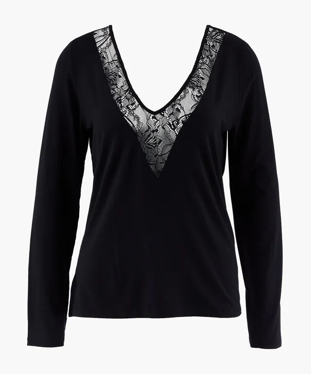 aubade-lazy-days-top-manches-longues-noir-3 image 1