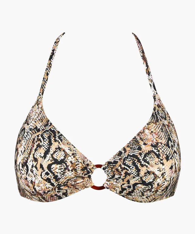 aubade-fierce-spirit-haut-maillot-triangle-serpent-sans-armature image 1