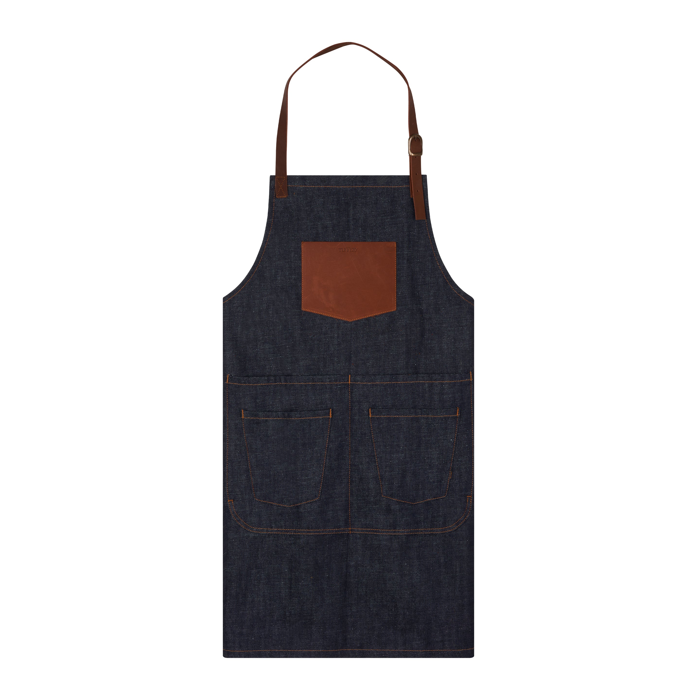 atelier-tuffery-tablier-long-en-jean-brut image 1