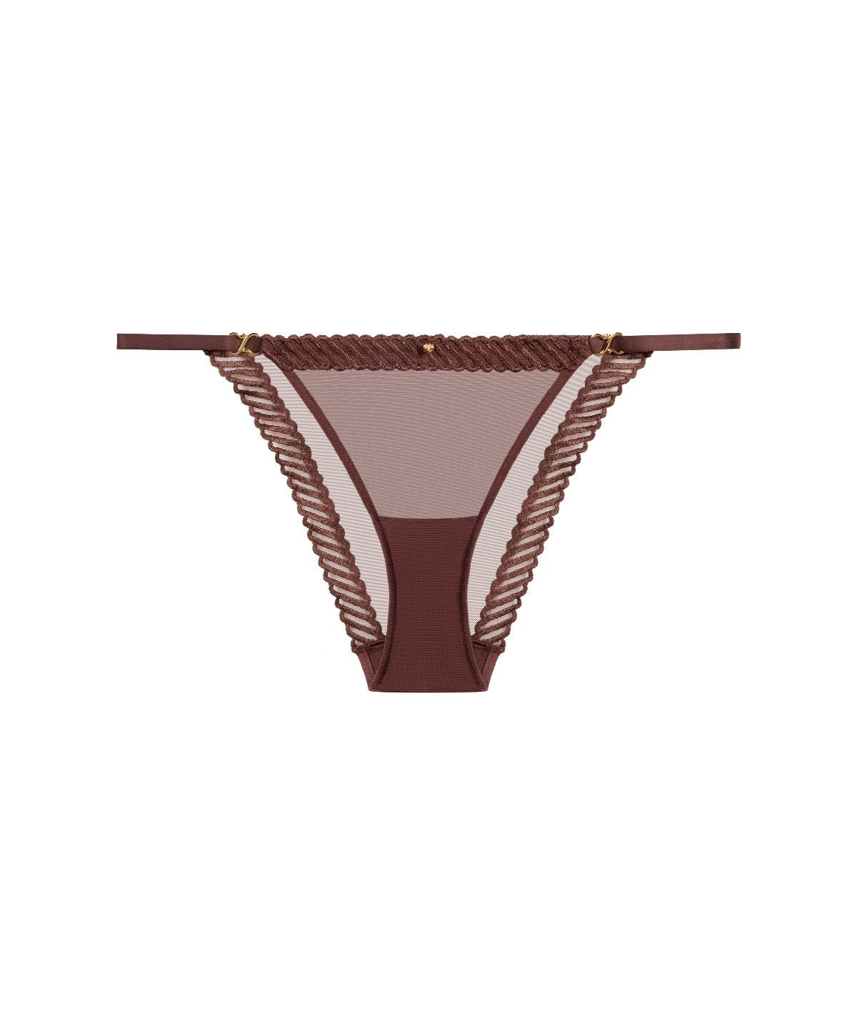 aubade-sheer-emotion-culotte-taille-basse-sepia image 1