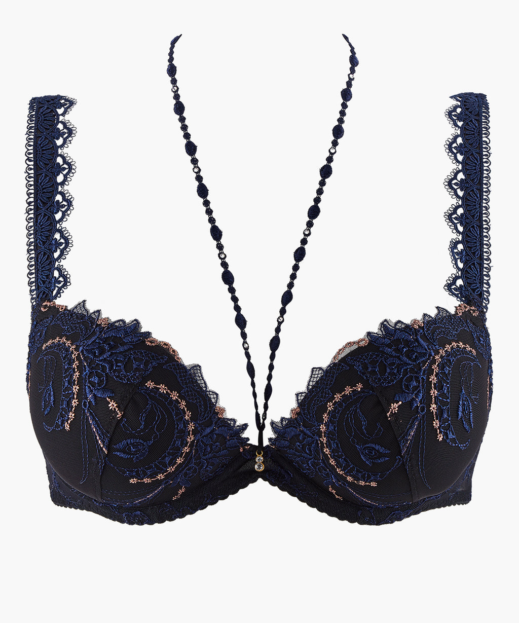 aubade-amour-pr-cieux-soutien-gorge-push-up-cosmic-blue image 1