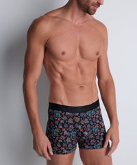 aubade-homme-boxer-reef-coton-modal-imprim-r-cif-corail image 3