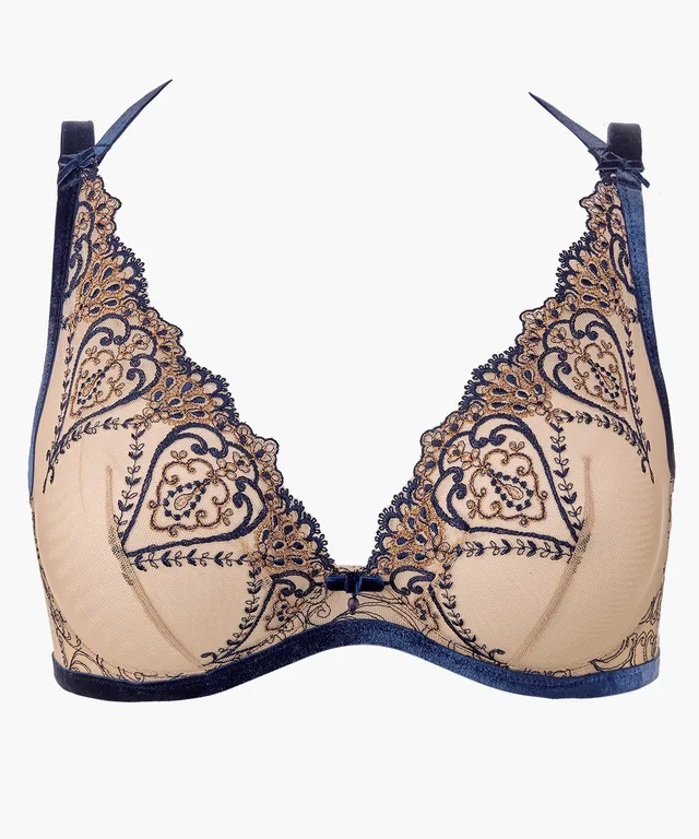 aubade-coeurs-enlac-s-soutien-gorge-triangle-confort-nightfall image 1