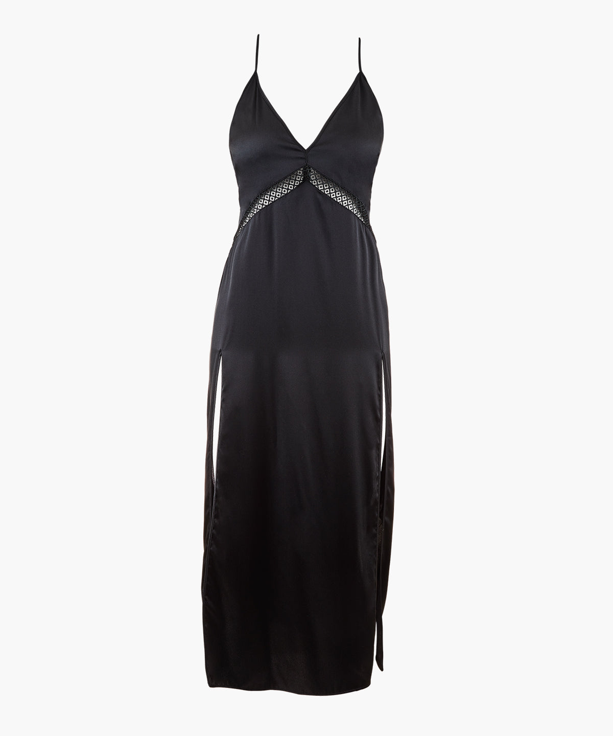 aubade-silk-desire-nuisette-longue-noir image 1
