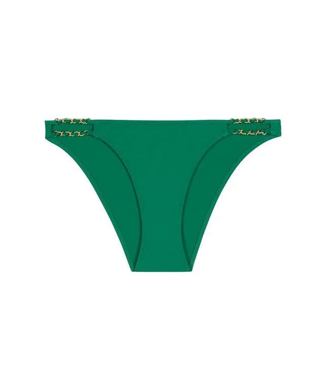aubade-sparkling-treasure-culotte-hipster-palm-green image 1
