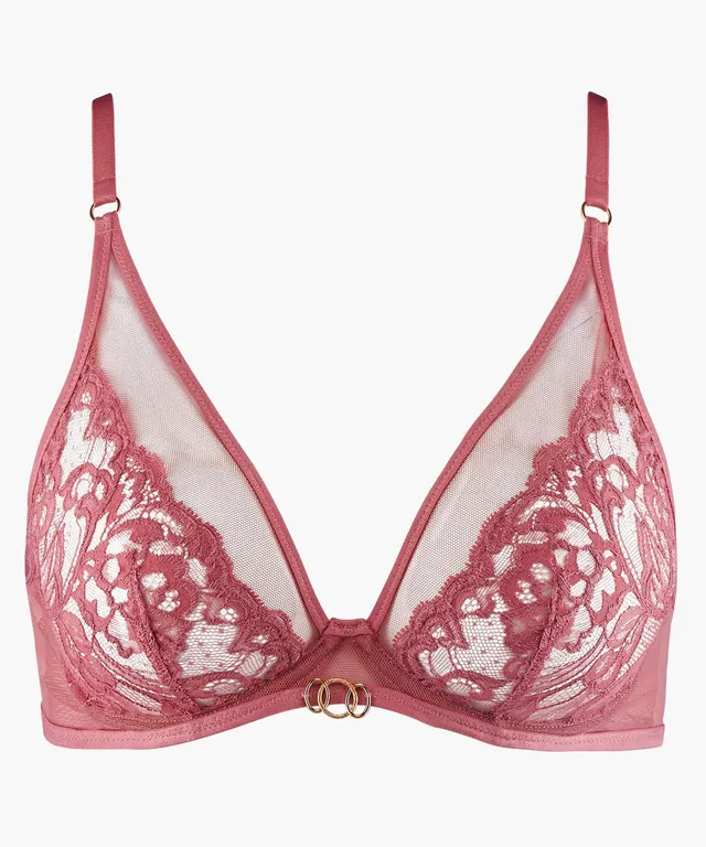 aubade-feeling-myself-soutien-gorge-triangle-armatur-rosewood image 1