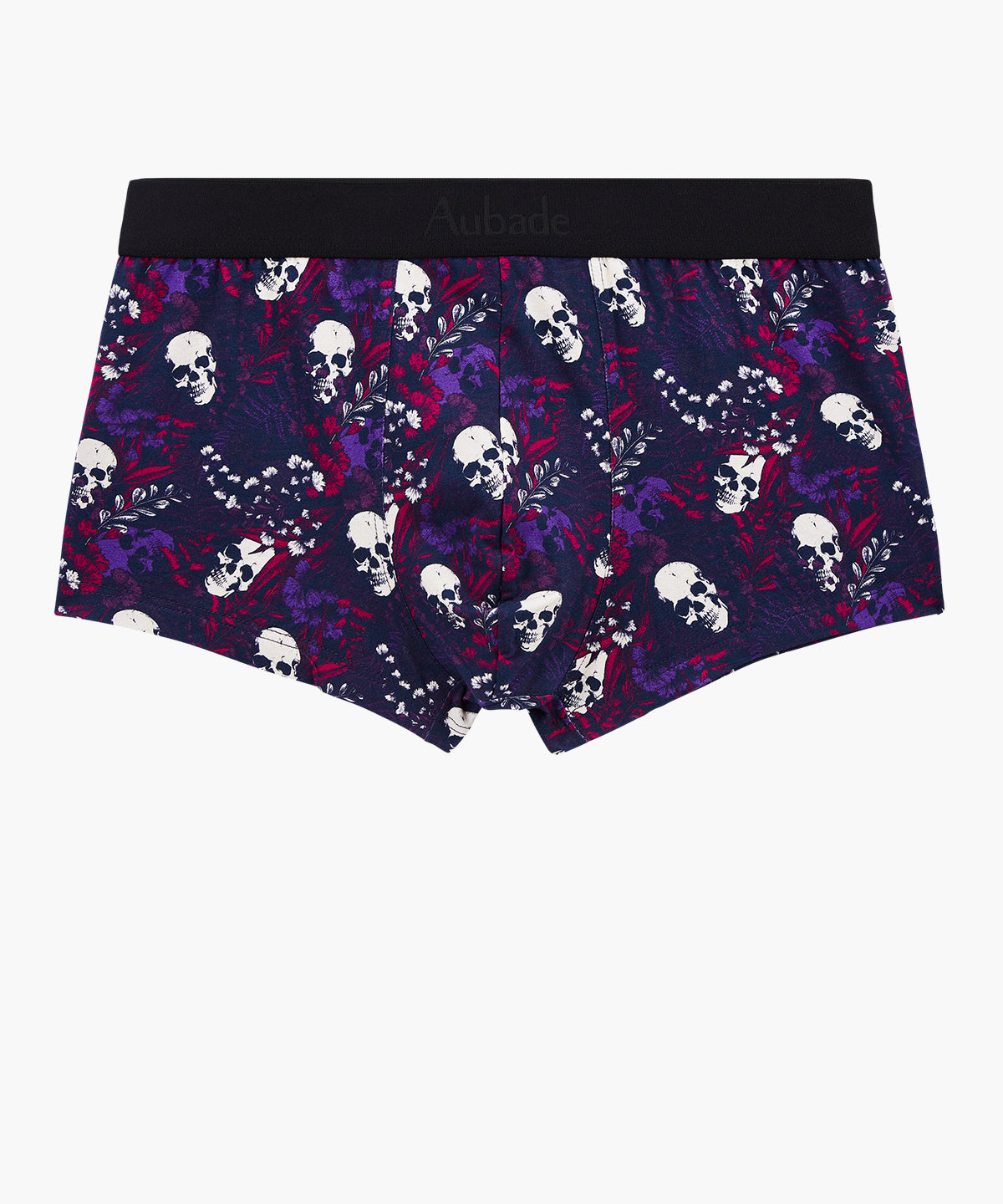aubade-homme-trunk-flower-skull-coton-modal-t-tes-de-mort image 1