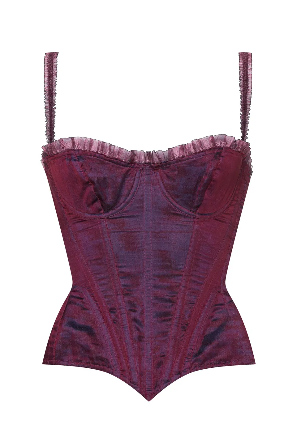 cadolle-cleves-corset-organza-prune-la-age image 1