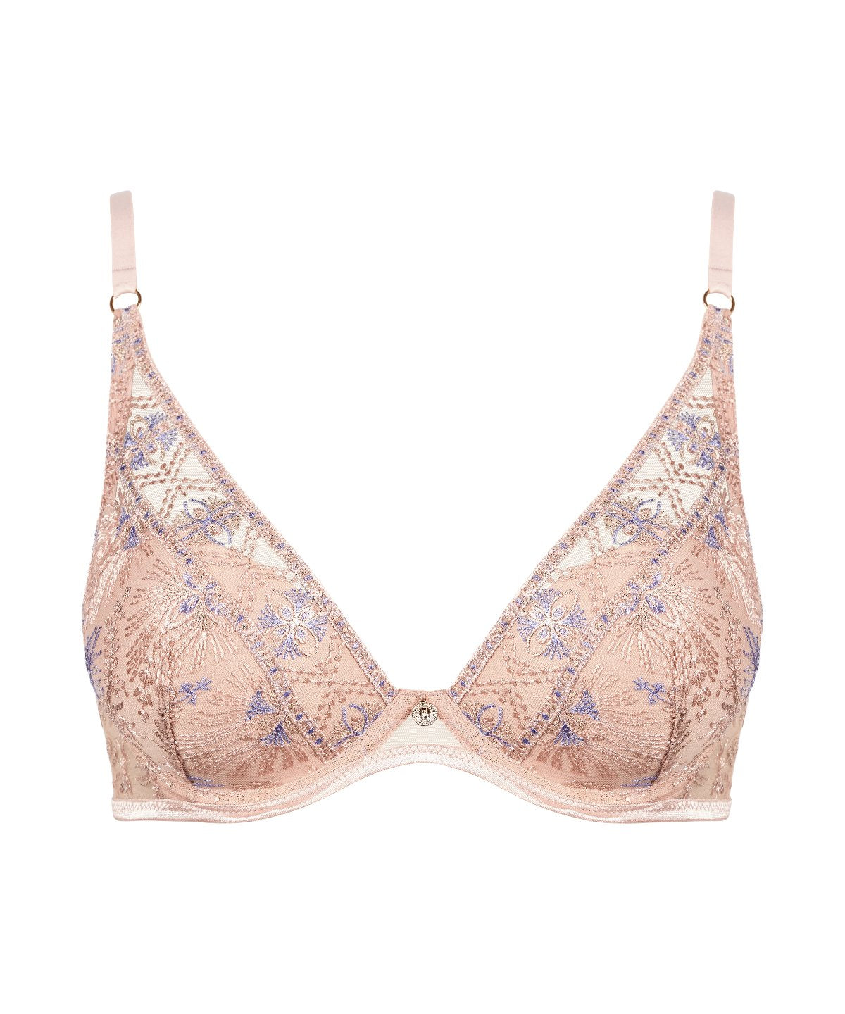 aubade-sound-of-heart-soutien-gorge-plunge-lavender-aura image 1