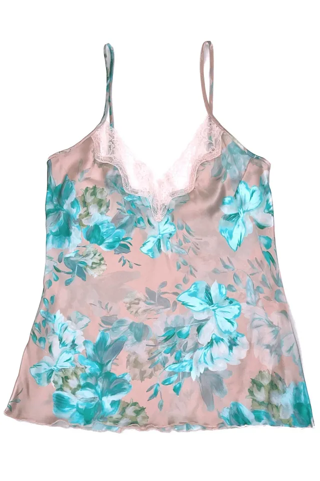 cadolle-pio-top-en-soie-rose-turquoise image 1