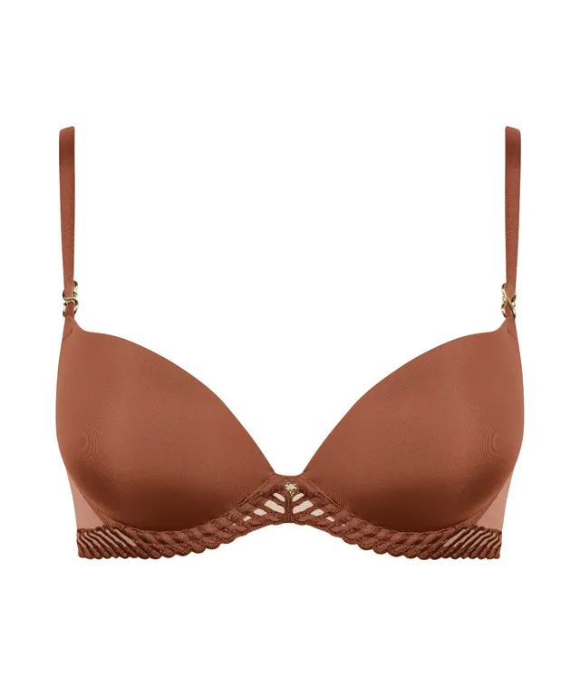 aubade-sheer-emotion-soutien-gorge-push-up-honey image 1
