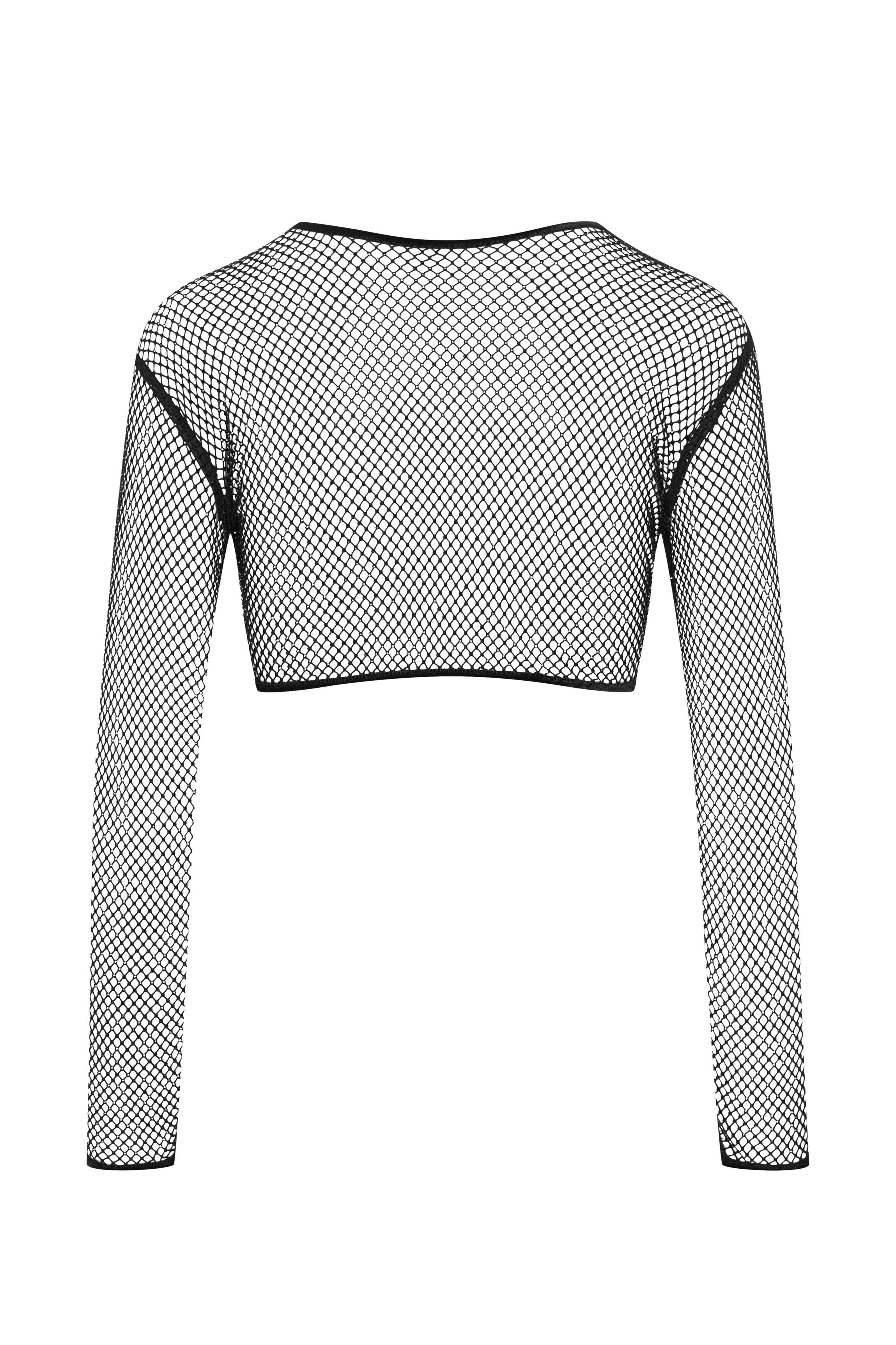 cadolle-crop-top-iridescent-noir-velours-r-sille image 2