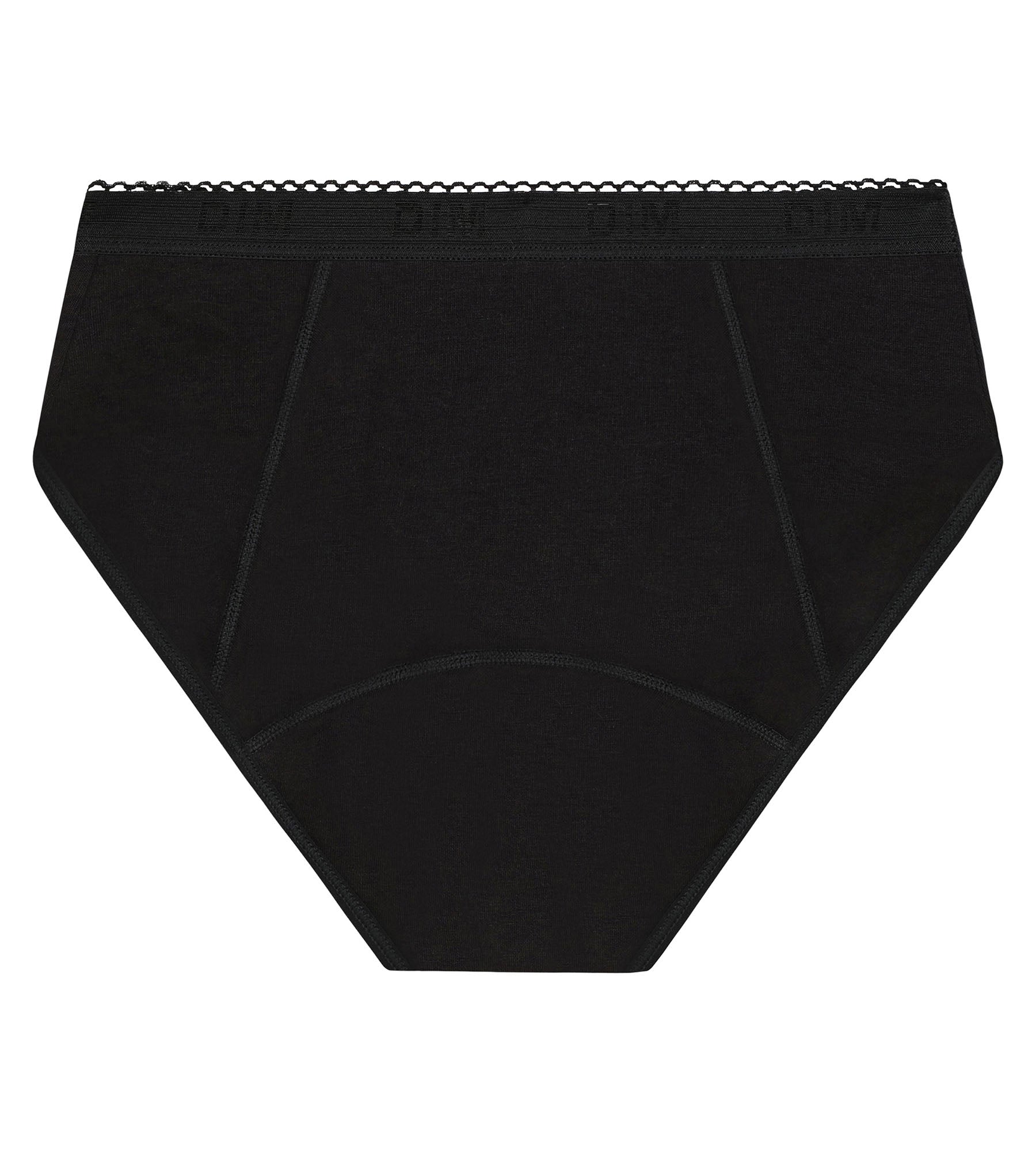 dim-protect-shorty-menstruel-coton-bio-noir-flux-tr-s-abondant image 2