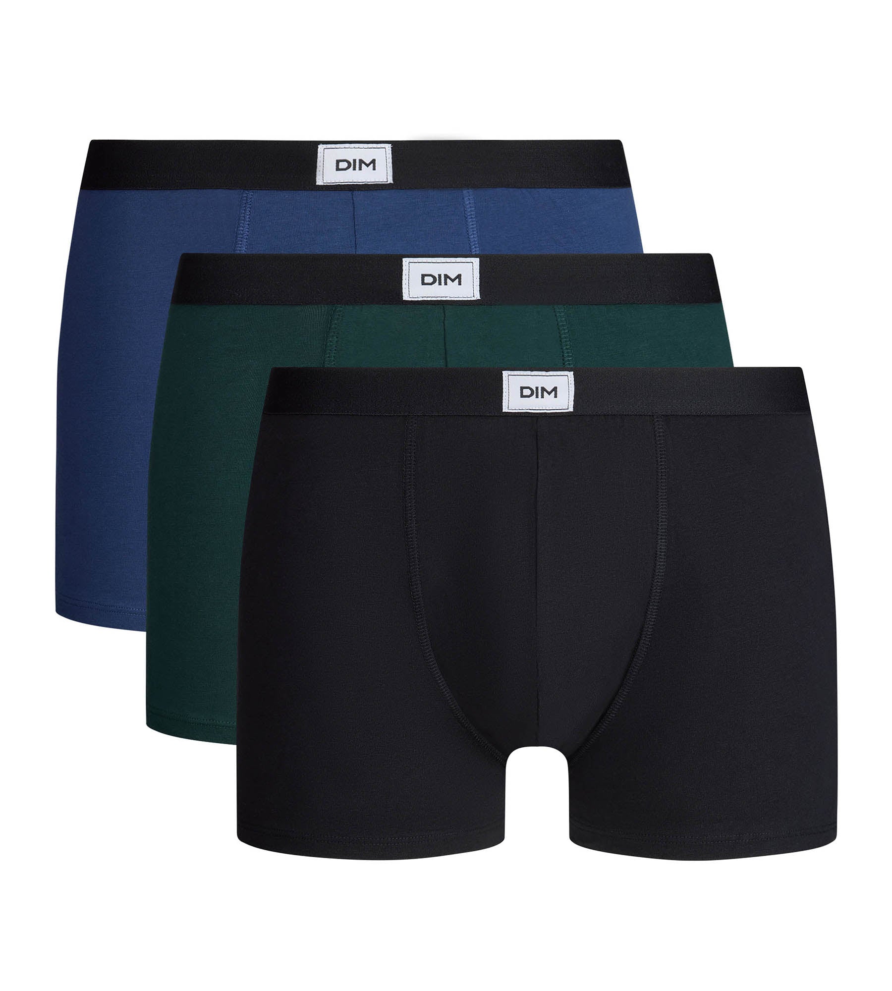 dim-ultra-resist-lot-de-3-boxers-homme-bleu-nuit image 3