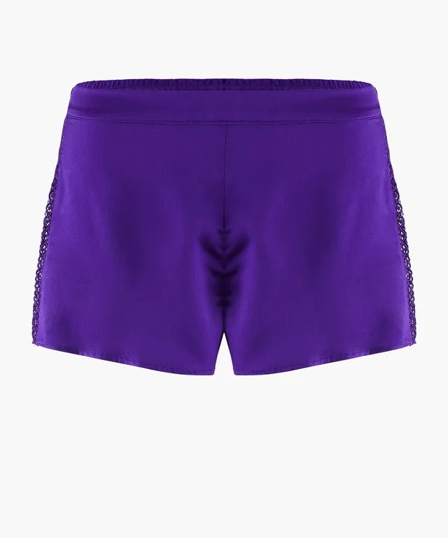 aubade-silk-desire-shorty-ultraviolet image 1