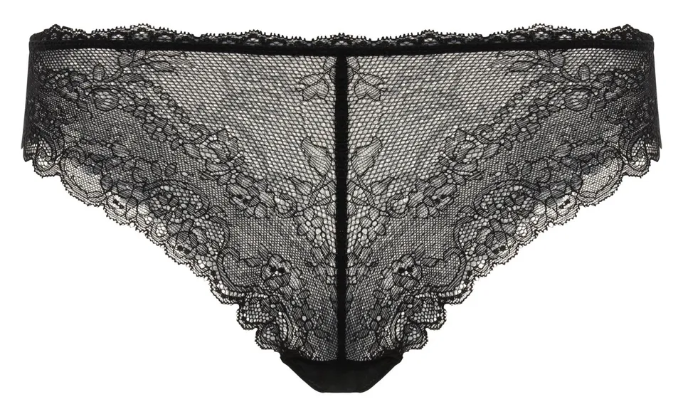 darjeeling-gourmande-slip-br-silien-dentelle-femme-noir-xs image 1