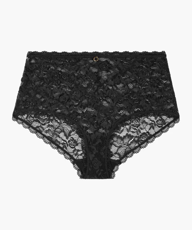 aubade-rosessence-culotte-taille-haute-black image 1