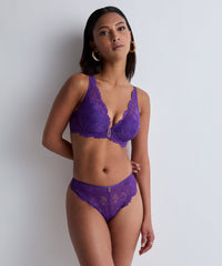 aubade-flowermania-string-poison-purple image 3