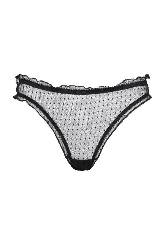 cadolle-culotte-noire-petits-pois-mimi image 1