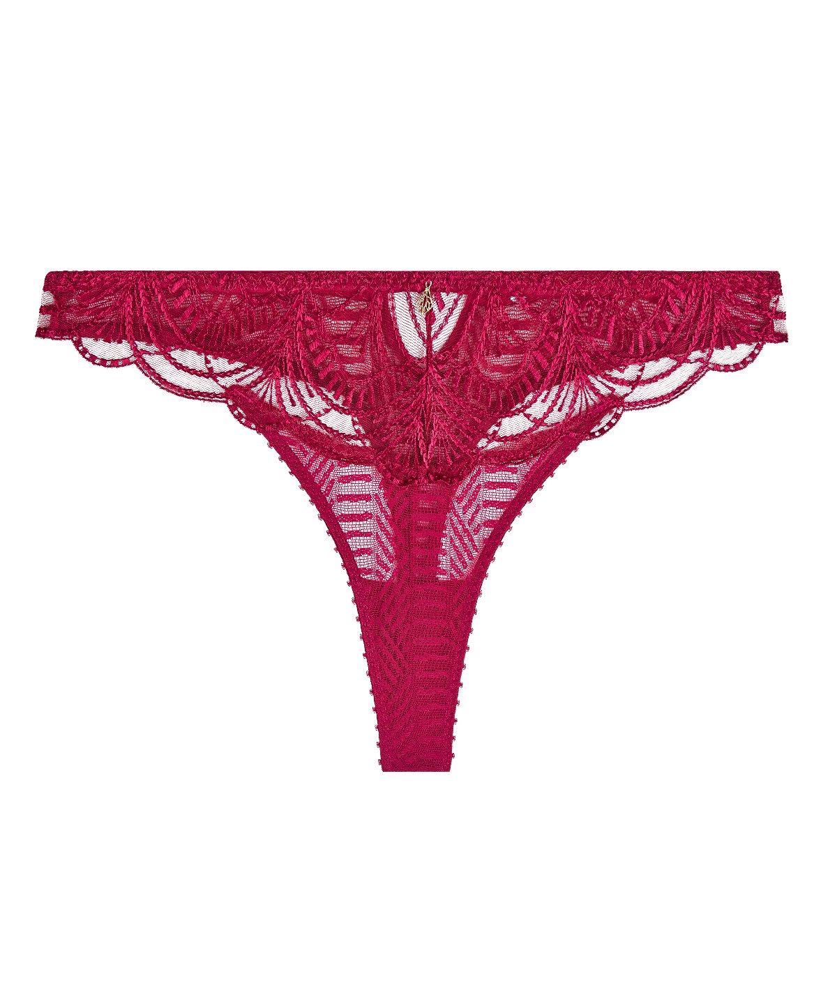 aubade-vibes-tanga-rouge-love-et-uni-bordeaux-broderie-graphique image 1