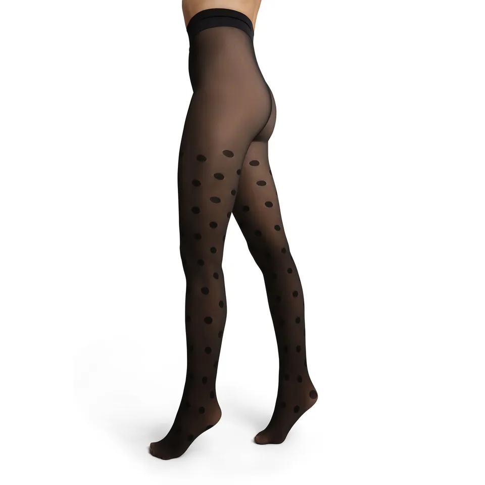dim-thermo-collant-chaud-effet-transparent-noir-pois image 1