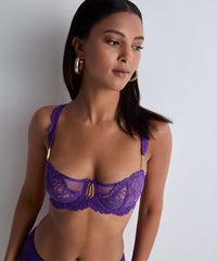 aubade-flowermania-soutien-gorge-demi-bonnet-poison-purple image 4