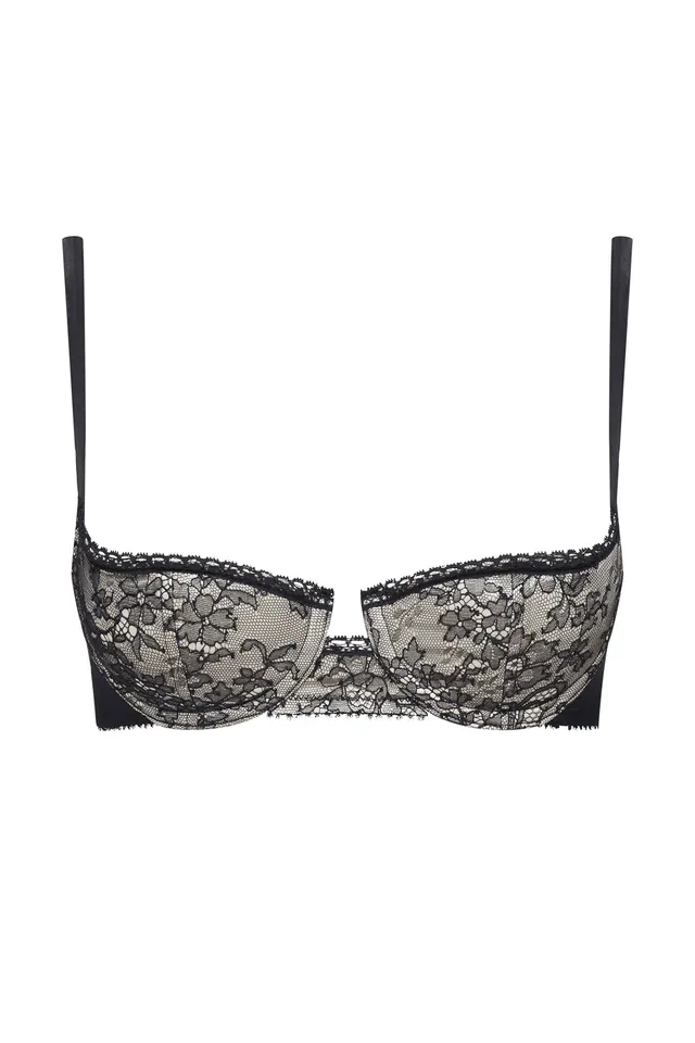 cadolle-opios-soutien-gorge-push-up-petits-bonnets-satin-dentelle image 1