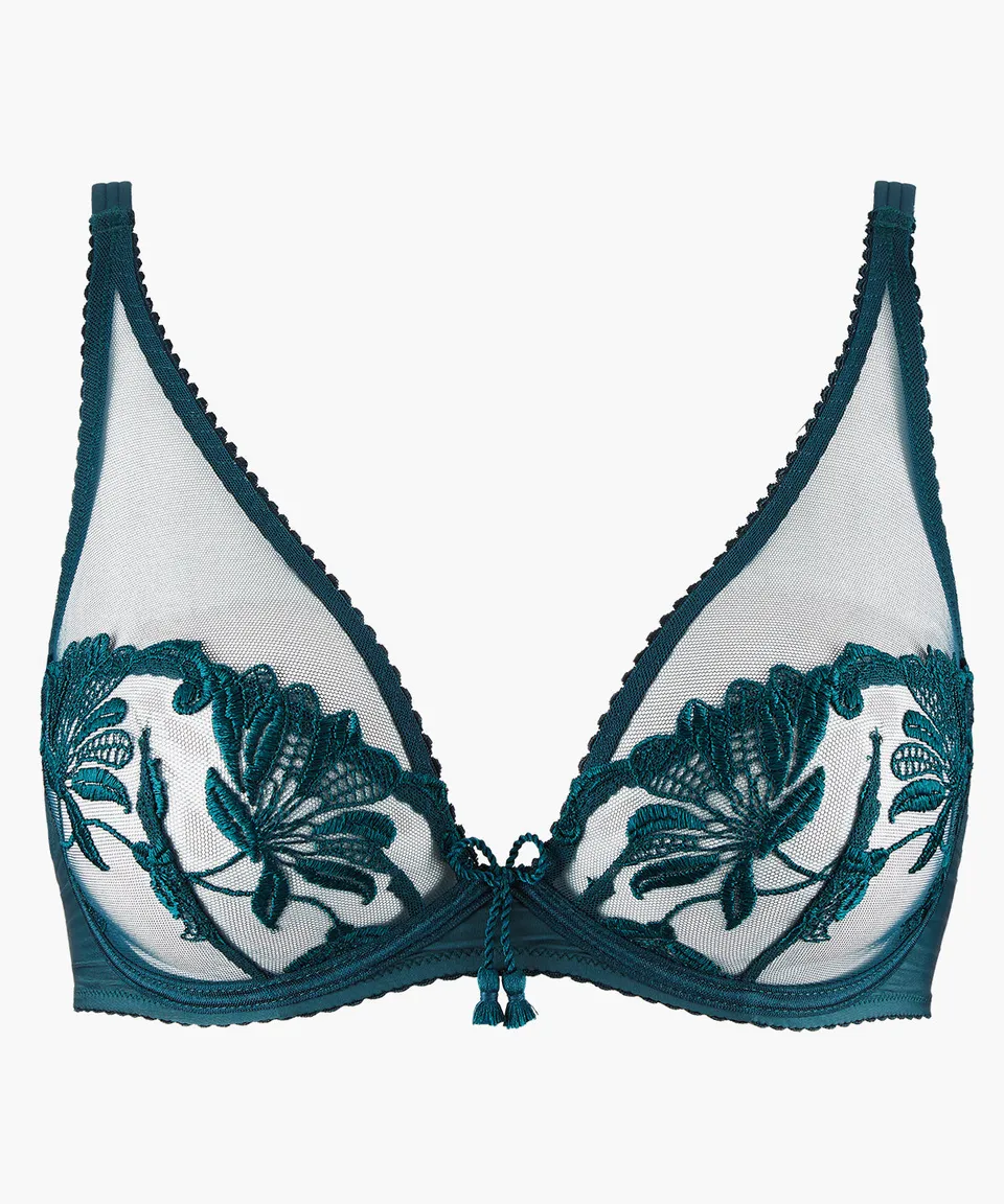 aubade-lovessence-soutien-gorge-triangle-avec-armatures-en-maille-et-broderie-re image 1