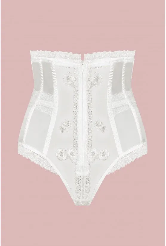 cadolle-gilian-culotte-corset-e-satin-tulle-ivoire image 1
