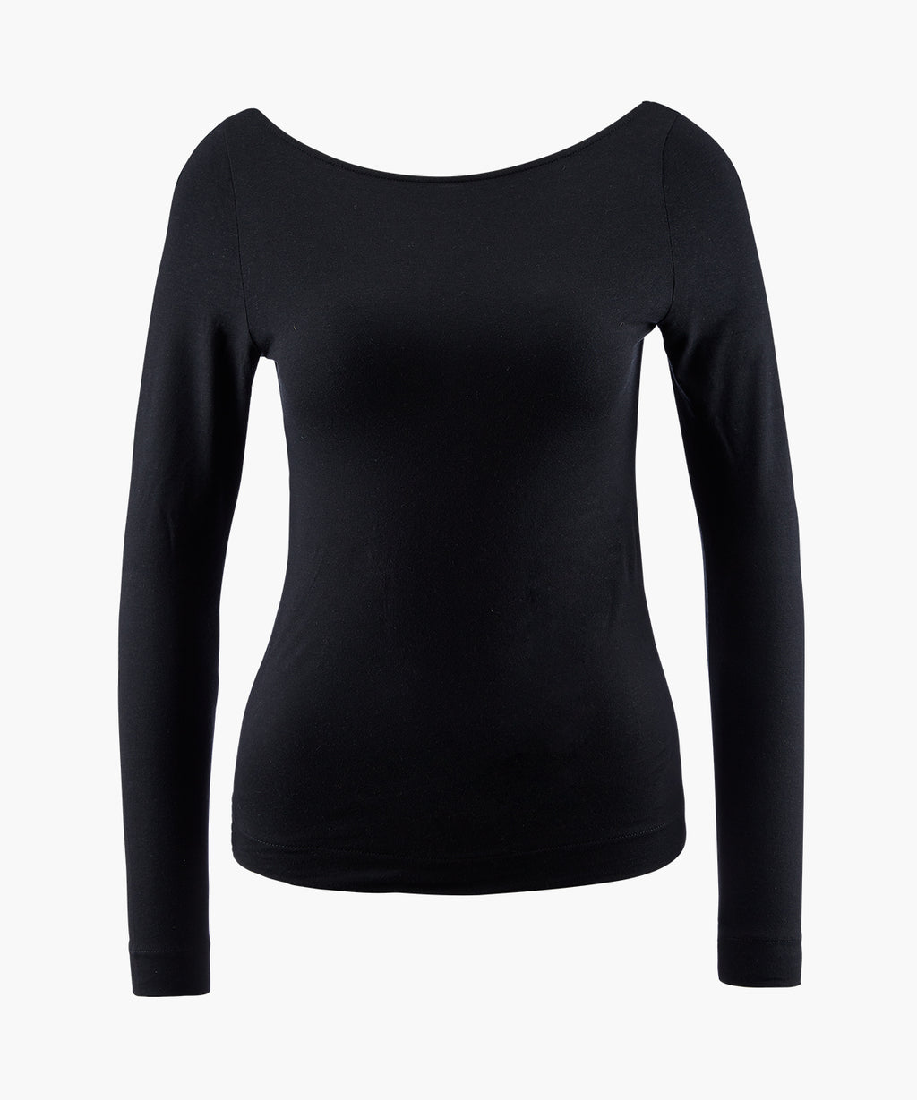 aubade-night-crush-top-manches-longues-noir image 1