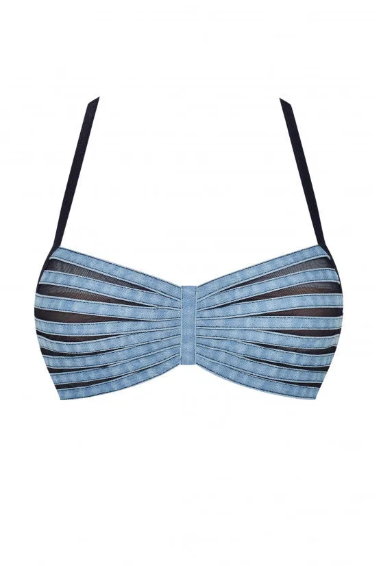 cadolle-soutien-gorge-bandeau-denim-bleu-clair-sans-armature image 1