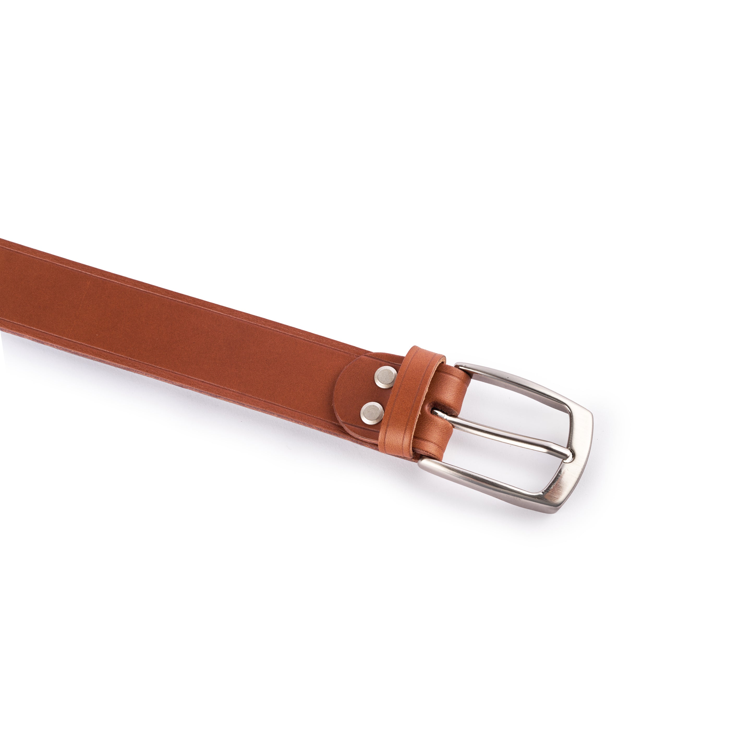 atelier-tuffery-ceinture-en-cuir-marron-artisanale image 3