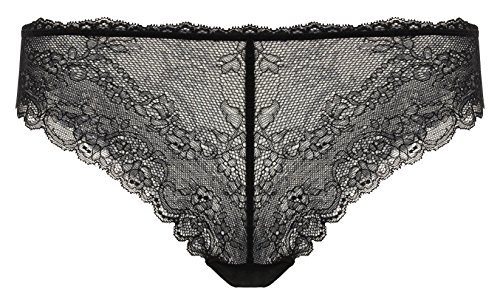 darjeeling-gourmande-slip-br-silien-dentelle-femme-noir-xs image 2