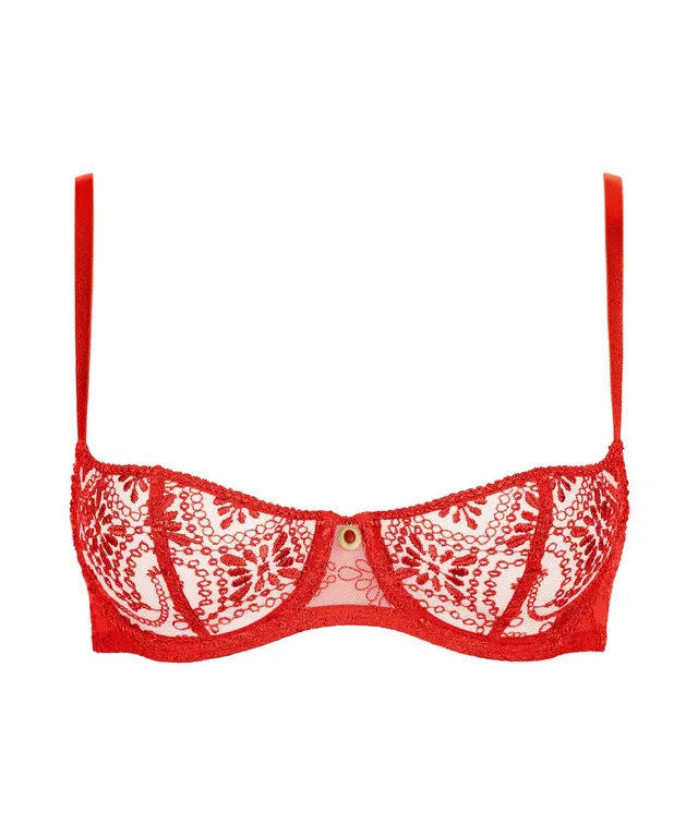 aubade-losing-my-mind-soutien-gorge-demi-bonnet-chili image 1