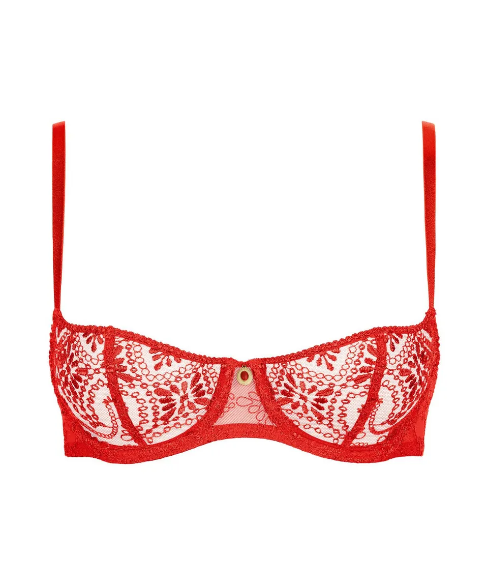 aubade-losing-my-mind-soutien-gorge-demi-corbeille-chili image 1