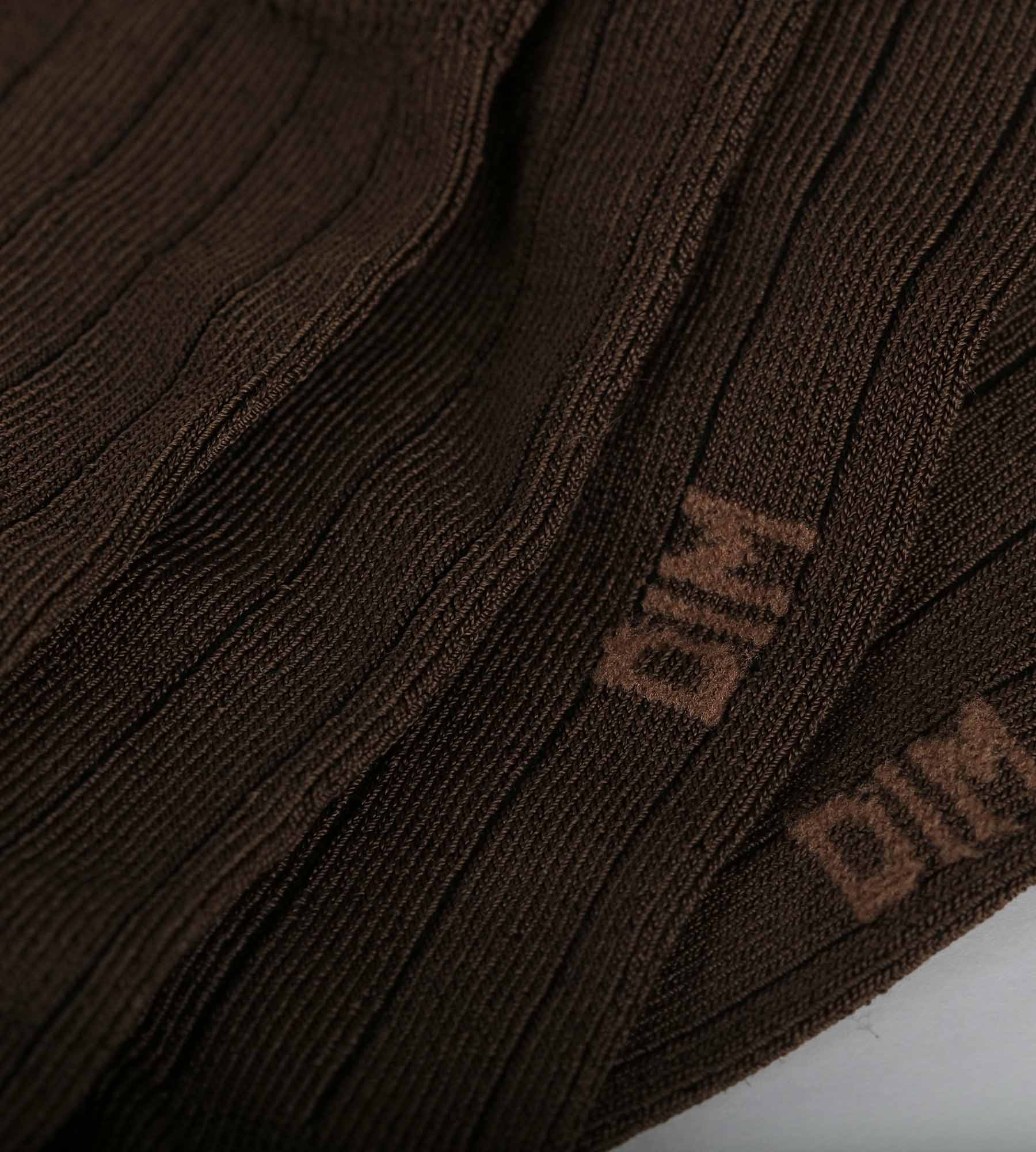 dim-mode-chaussettes-femme-c-tel-es-coton-satin-marron image 3