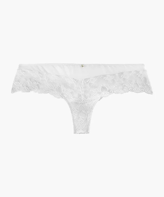 aubade-kiss-of-love-cheeky-brief-en-dentelle-leavers-et-cr-pe-opale image 1