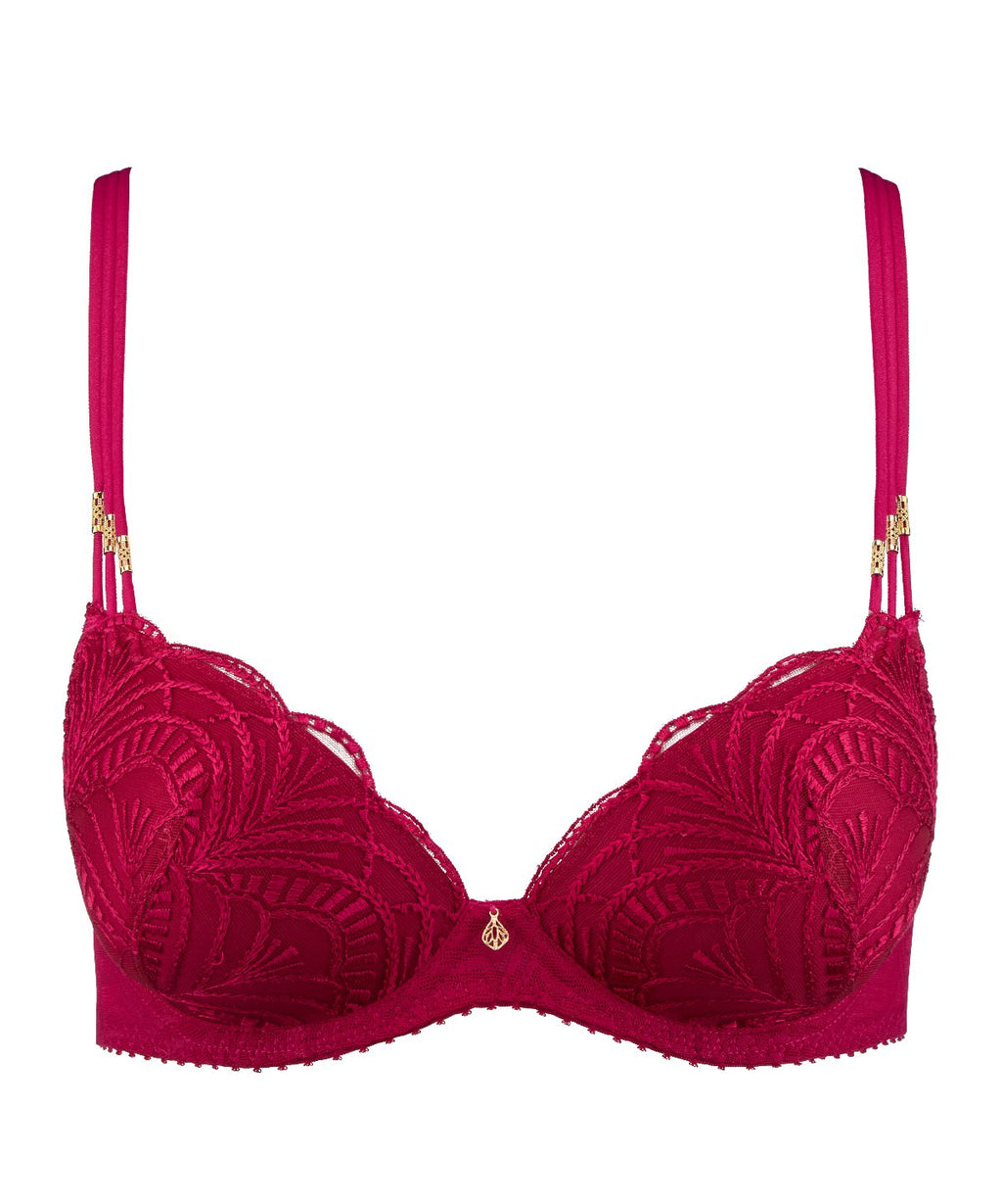 aubade-vibes-soutien-gorge-push-up-coques-rouge-love-bordeaux image 1