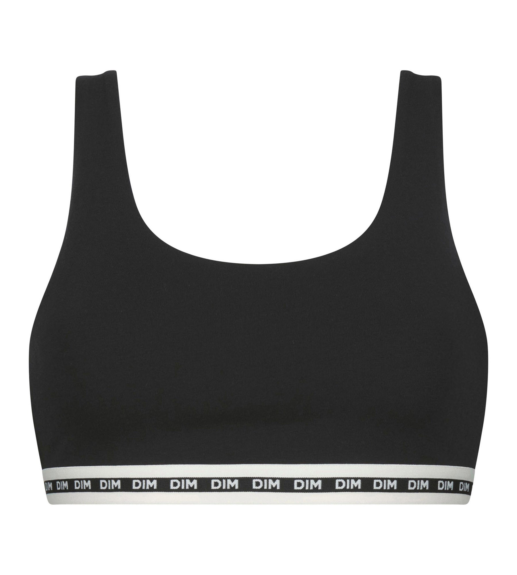 dim-icons-essentiel-brassi-re-femme-noire-coton-modal-sans-armature image 5