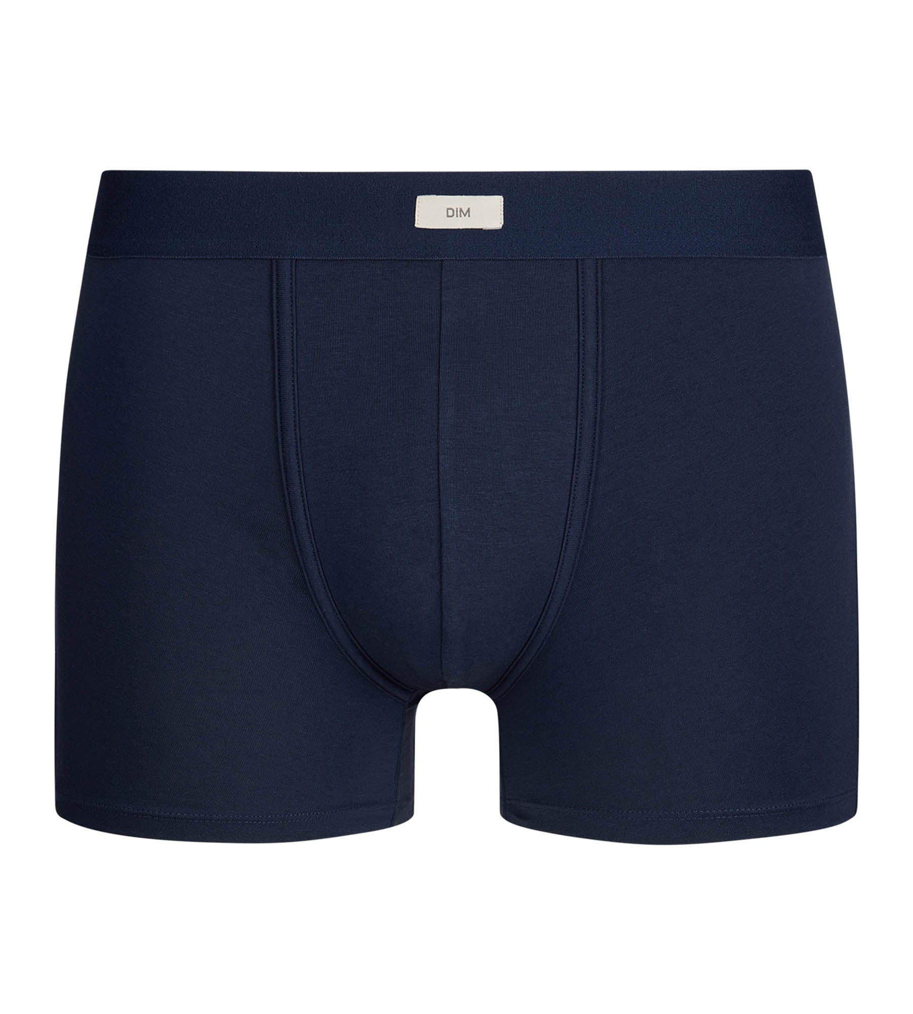 dim-trendy-boxer-homme-4-coton-bleu-marine image 3