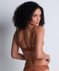 aubade-sheer-emotion-bandeau-plunge-moul-honey image 5