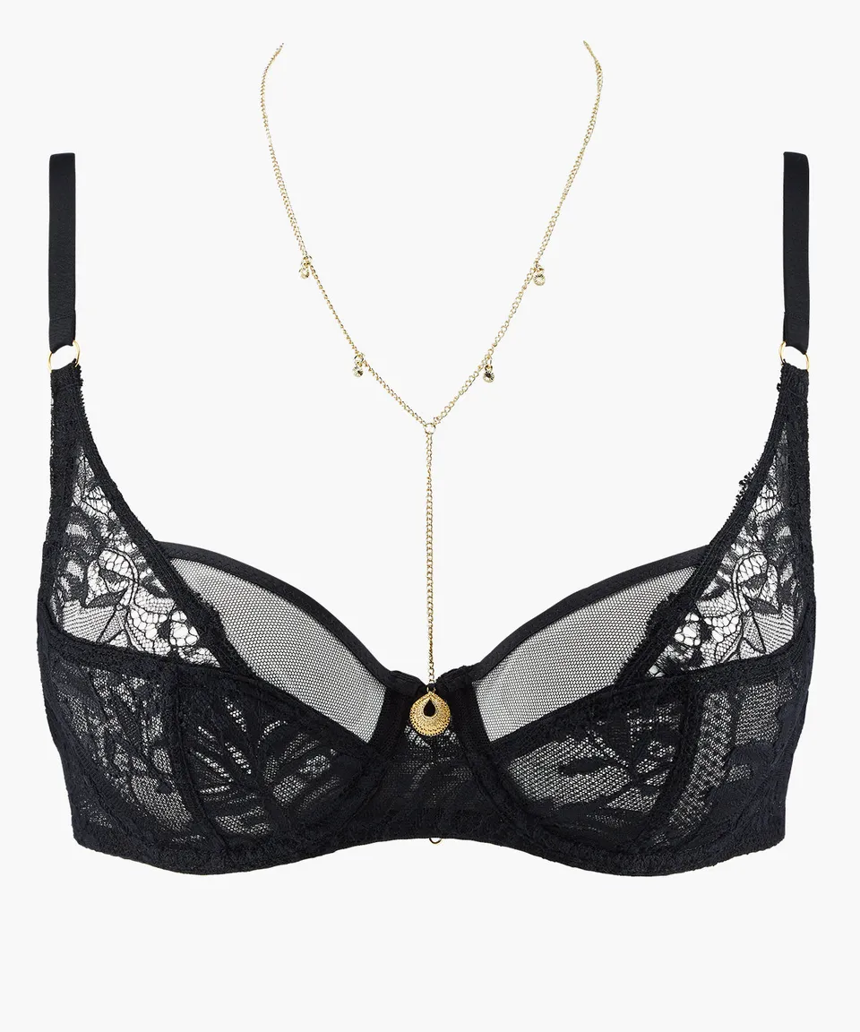 aubade-gold-pleasure-soutien-gorge-embo-tant-foulard-black-light image 1