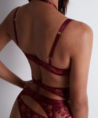 aubade-magnetic-spell-strumpfhalter-crimson-red-porte-jarretelles-brod-avec-cha- image 5
